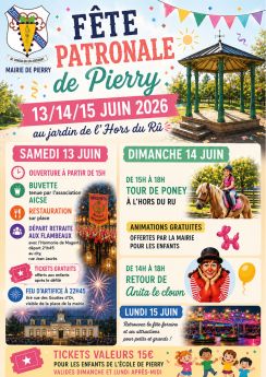 flyer fête patronale 2026