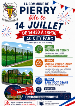 flyer 14 juillet