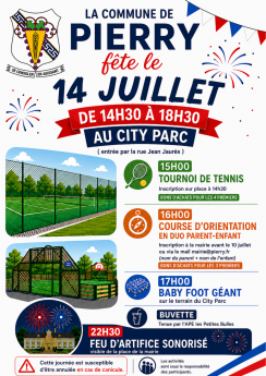 flyer 14 juillet