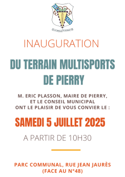  inauguration terrain multi sports
