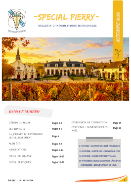 couverture spécial pierry automne 2026