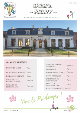 Spécial Pierry - Avril 2021